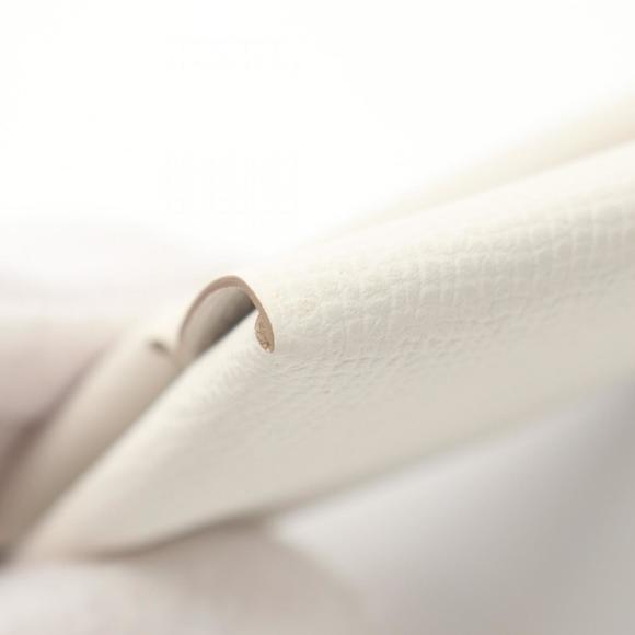 HERMES Bastia White Wallet/Coin Case Epsom Leather - Picture 6 of 6